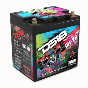 DS18 12V Akku 28 AH 1000 Watt AGM 420 Ampere nicht auslaufbar UNENDLICH INF-28 - Bild 1 von 6