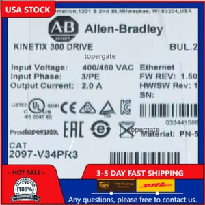 2097-V34PR3 Kinetix 350 Servo Driver Factory Sealed AB US Free Tax - Picture 1 of 4
