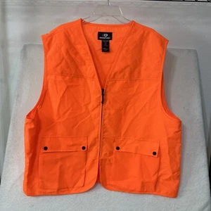 Mossy Oak Men’s Hunting Safety Vest Blaze Orange Padded 2XL/3XL NWOT - Picture 1 of 12