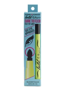 Hard Candy Bold & Gorgeous Dare to Flick Felt Tip Liner, #1109 Blackest Black - Picture 1 of 1