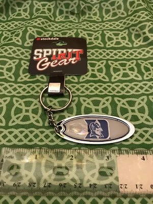 Duke Blue Devils Stockdale Spirit Gear Sports Keychain NEW FREE SHIPPING - Image 1 of 4