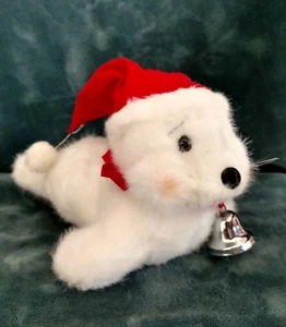 Vintage Russ Plüsch Weihnachten Urlaub Baby Robbe - 9 1/2 Zoll lang - bezaubernd - selten - gebraucht, in einwandfreiem Zustand  - Bild 1 von 9