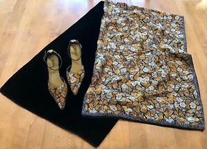 PINEDA COVALIN MEXICO MARIPOSA MONARCH BUTTERFLY FOR DISPLAY ONLY HEEL SHOES - Picture 1 of 12