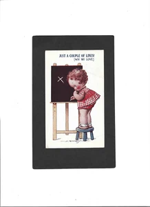 ROMANCE PC "Just a Couple of Lines" 6-9-1936 Saint Louis, MO. Drawing a Kiss - Picture 1 of 2