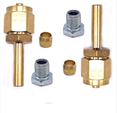 2X LPG Autogas 6mm Tubo Flexible Ajuste, Termina, faro Tipo Conector, Recto - Imagen 1 de 4