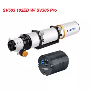 SVBONY SV503 102ED F7 Refractor Telescopes OTA with SV305pro Astronomy Camera - Afbeelding 1 van 15