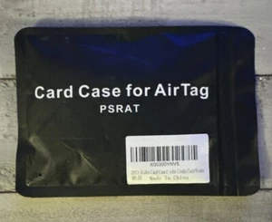 New! White Card Case For Air Tag. These Are Great To Have For Safety. 2pk - Zdjęcie 1 z 3