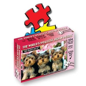 TDC Games World's Smallest Jigsaw Puzzle - We Didn't Do It - 4 x 6 inches - Picture 1 of 9