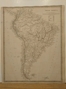 1842 SDUK: Mapa de América del Sur - Imagen 1 de 12
