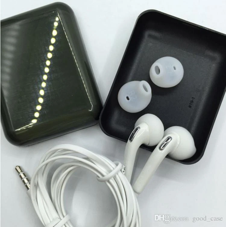 OEM White Original Samsung Galaxy Headset Earphones Buds With Mic and Hard Case