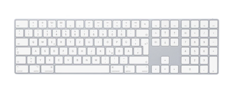 Apple Magic Keyboard mit Ziffernblock - Deutsch (MQ052D/A)