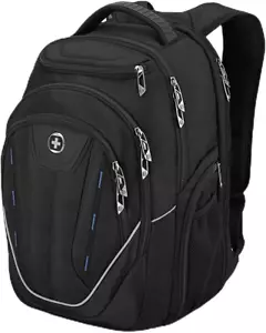 Swissdigital Design TSA Business Laptop Backpack for Men,Travel Backpack with US - Picture 1 of 12