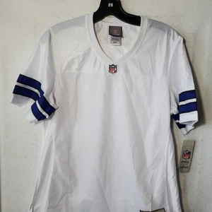 Dallas Cowboys Jersey Women's Medium Blank Jersey White Vintage Pro Line NWT - Picture 1 of 11