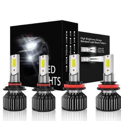 For Saab 9-7x 2005-2009 9005+H11 Combo LED Headlight High Low Beam Bulbs 6000K - Image 1 of 4