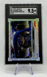 Alexander Albon 2022 Topps Chrome Mini-Diamonds Refractor #56 /299 SGC 9.5 MT+ - Picture 1 of 3