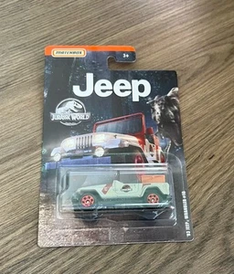 1:64 MATCHBOX JEEP JURASSIC WORLD 93 JEEP WRANGLER #10 - Picture 1 of 4