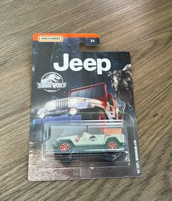 1:64 MATCHBOX JEEP JURASSIC WORLD 93 JEEP WRANGLER #10 - Image 1 of 4