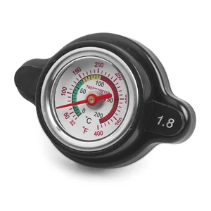 Tank Cover Replacement Water Temp Meter Radiator Cap Temperature Gauge 1.8 Bar - Picture 1 of 6