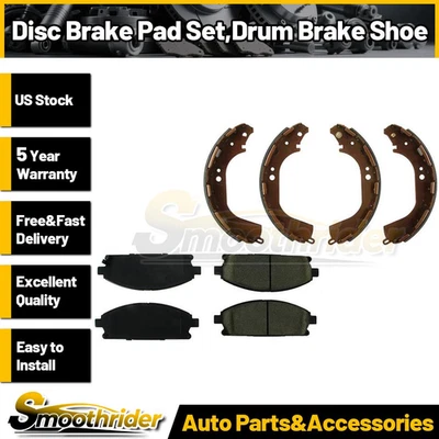 Juego de 2 pastillas de freno delanteras traseras C-Tek zapatas de freno de tambor para INFINITI QX4 2000-2003 Foto 1 de 4