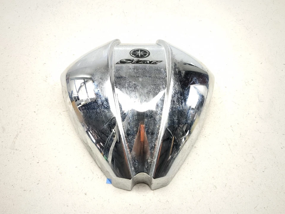08-17 Yamaha Raider XV1900 CU Cubierta de filtro de aire cromada Foto 1 de 4