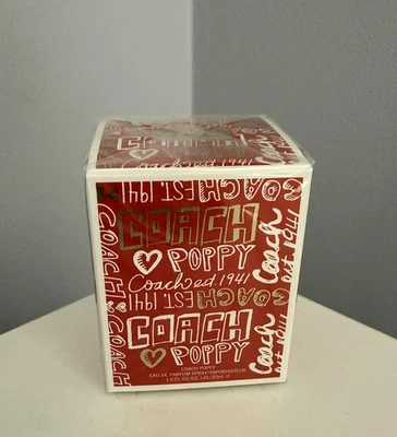 Coach Poppy Eau De Parfum Spray 1.0 oz Womens Perfume Brand New Sealed Box - Image 1 of 3