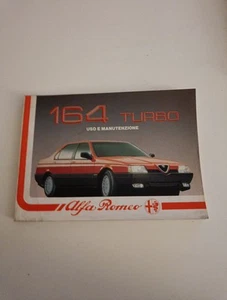 Alfa Romeo Manuale uso e manutenzione vettura 164 Turbo, 1988 - Foto 1 di 4