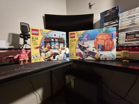 LEGO SpongeBob Krusty Krab (New) 3833 & Good Neighbors 3834 Sets (All Peices)