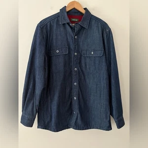 Orvis Herren Jeans Fleece gefütterte Hemdjacke Classic Fit Gr. M - Bild 1 von 11