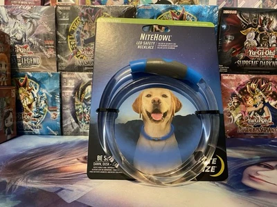 NiteHowl LED Safety Dog Collar Necklace, Blue -NHO-03-R3 - Image 1 of 2
