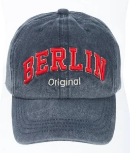 ROBIN RUTH Basecap Berlin Kids NEU Cap Kappe Mütze Grau Rot Jungs Kinder