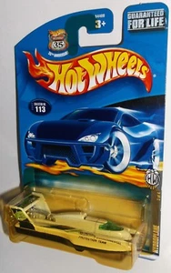 Hot Wheels 2002 #113 Fed Fleet Series 3 of 4 Hydroplane White Green Chrome 54409 - Picture 1 of 2
