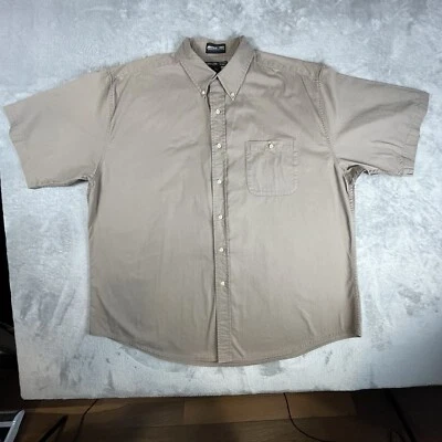 Jonathan Corey Mens 2XL Shirt Short Sleeve Button Down Soft Luxury Twill Cotton - Image 1 of 4
