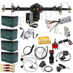 40" Rear Axle Kits 48V 1000W Electric Differential Motor Quad Taotao Go Kart ATV - Picture 1 of 12