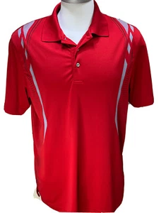 PGA Champions Tour Men's golf Polo Shirt Red Size XL EUC X11 - Picture 1 of 9