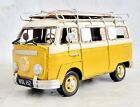 1964 Model Kombi Kamper Van w kolorze żółtym z deskami surfingowymi Vintage Zabawka Wyprzedaż autobusu