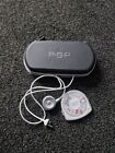 Sony PSP Case, Headphones Adapter And Demo Disc Playstation Retro Gaming Old