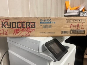 Genuine Kyocera TK-5197C TK5197C Cyan Toner Cartridge - Picture 1 of 1