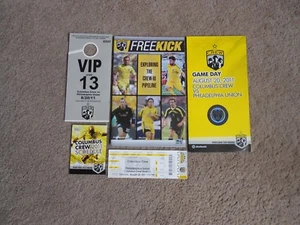 2011 Columbus Crew SC Soccer Program Lineup Schedule Ticket Philadelphia Union - Picture 1 of 7