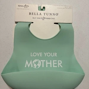 Babero de silicona Bella Tunno Love Your Mother - NUEVO - Imagen 1 de 4