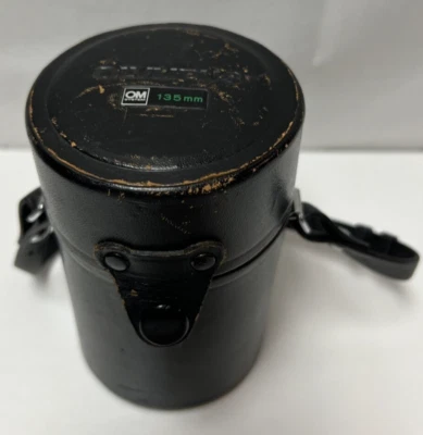 Funda Olympus para 135 mm f2,8 f3,5 lente OEM rígida genuina vintage original Foto 1 de 4