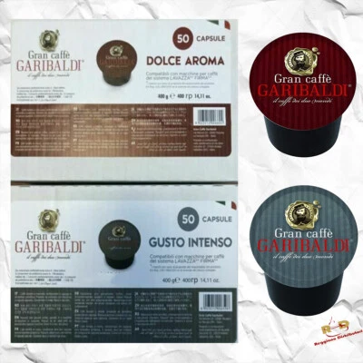 Capsule Caffè GARIBALDI Compatibili Lavazza FIRMA E VITHA Dolce Aroma o Intenso