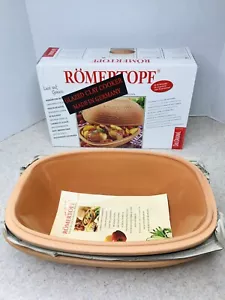 Vintage Romertopf glasierter Terrakotta Tonbäcker 115 Germany Neu - Bild 1 von 9