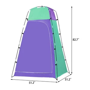 Portable Outdoor Instant Pop Up Tent Privacy Camping Shower Toilet Changing Room - Picture 1 of 5