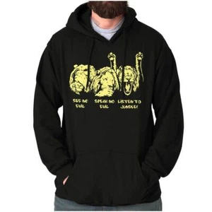 See No Evil Speak No Evil Listen To Jungle Hoodie Hooded Sweatshirt Men Women - Picture 1 of 7