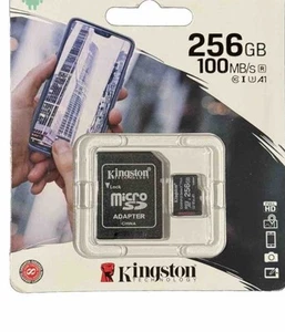Carte mémoire micro SD SDCS2/256 Go Canvas Select Plus 256 Go Kingston - Photo 1 sur 1