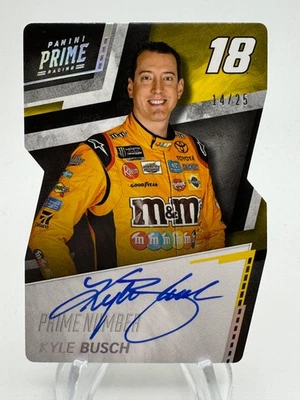 2018 PRIME Racing KYLE BUSCH Prime Number Signatures Die Cut Auto /25 #PNSKY - Image 1 of 2