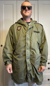 M-1951 M-51 Medium Poplin US Army Mod Fishtail Parka & Frieze Liner - Picture 1 of 18