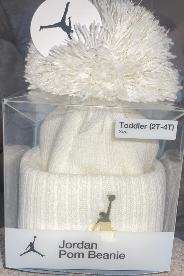 JORDAN POM Shine BEANIE TODDLER SIZE 2T-4T