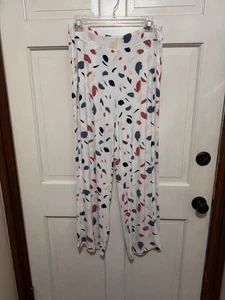 Soma Cool Nights Pyjamahose Lounge Damen Gr. M Lackdruck - Bild 1 von 4