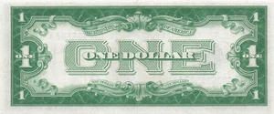 USA   $1  Series of 1928 A  Block  G - A  Funny Back  Uncirculated Banknote ESV - Picture 1 of 2